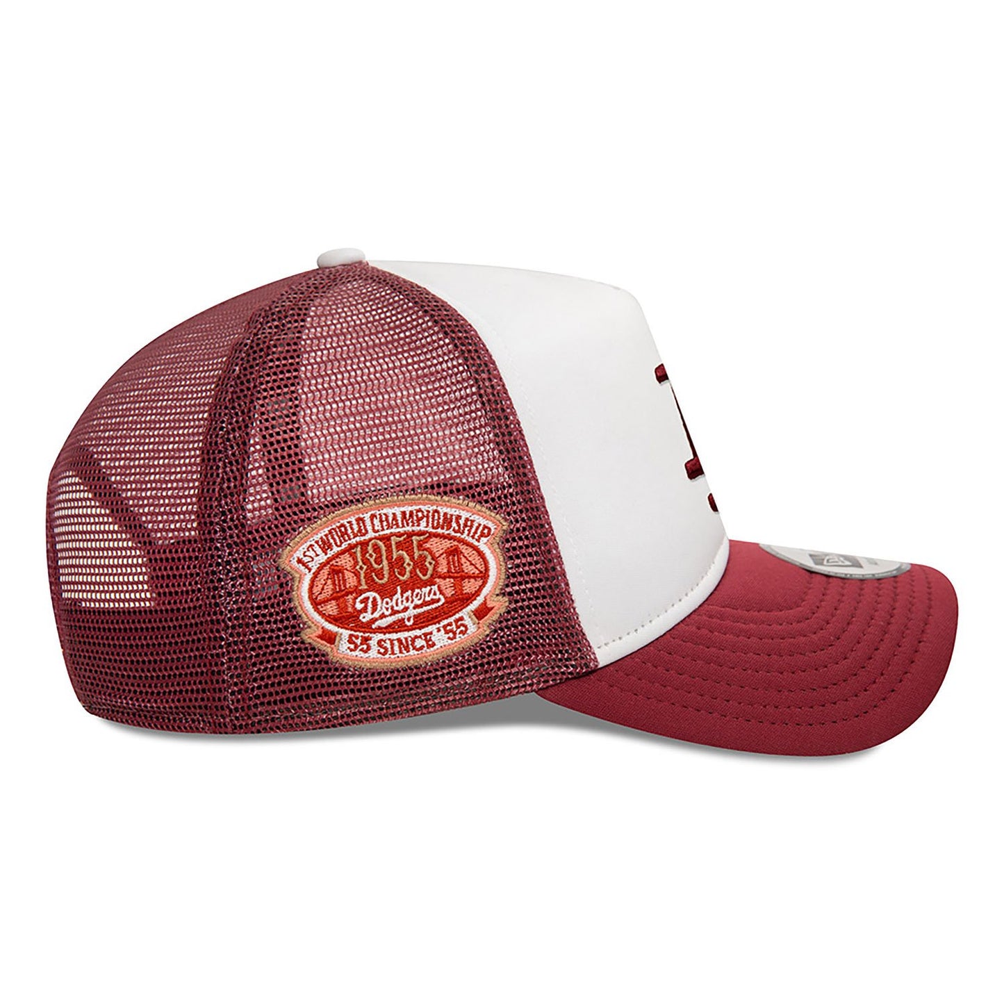 New Era 9FORTY E-Frame Trucker Cap LA Dodgers World Series red