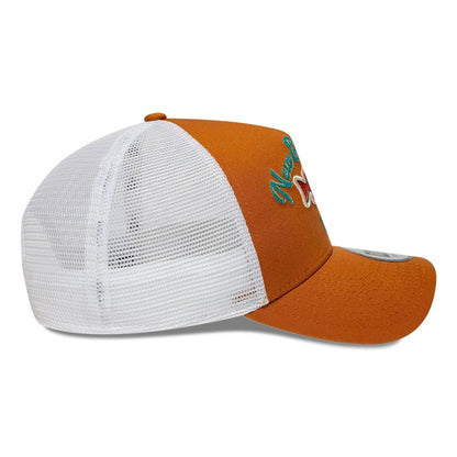 New Era 9FORTY Trucker Cap Fishing brown/white