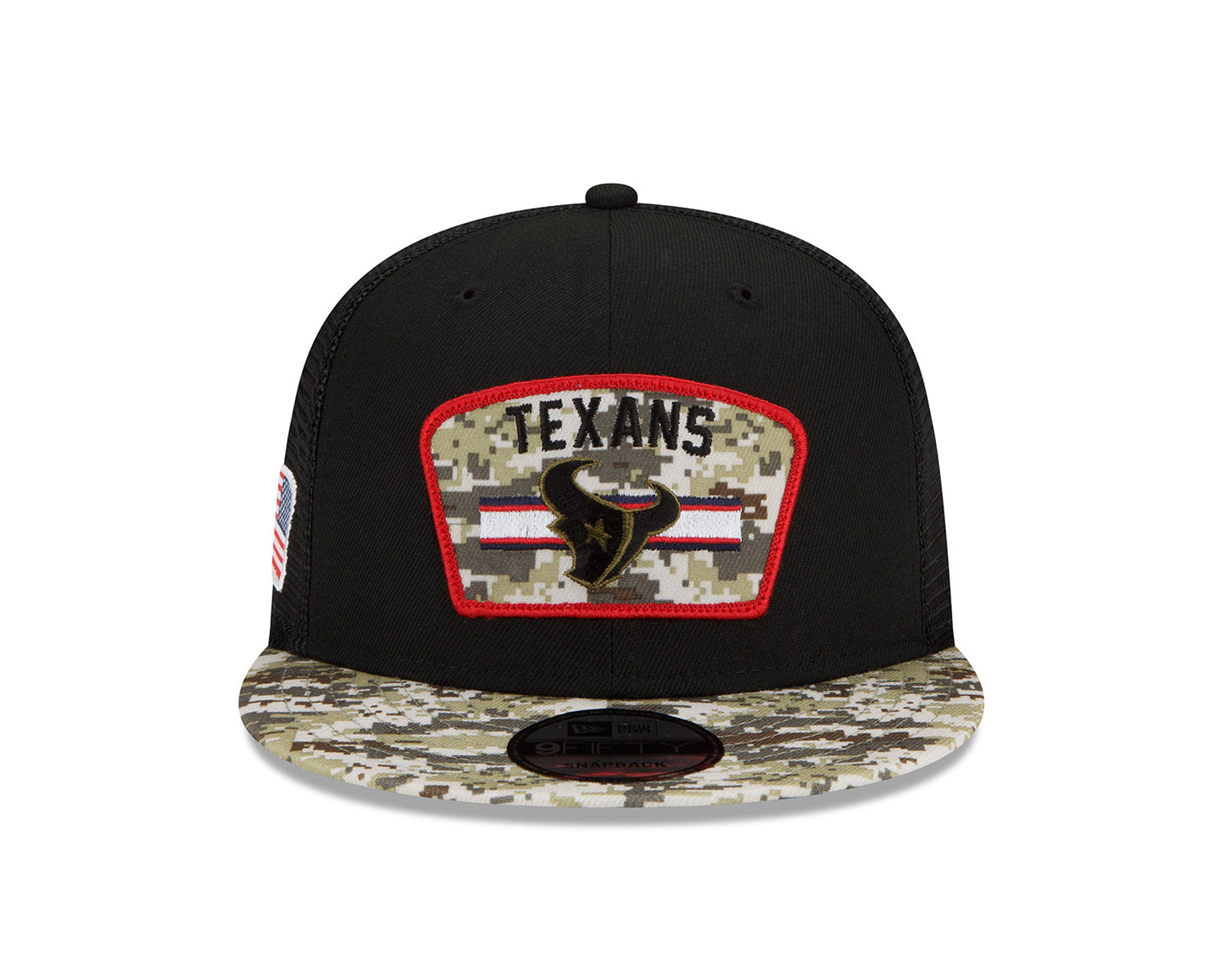 New Era 9FIFTY Trucker Cap Salute To Service 950 Houstan Texas black