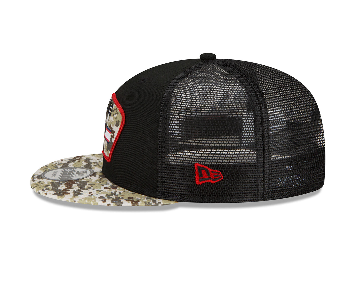 New Era 9FIFTY Trucker Cap Salute To Service 950 Houstan Texas black