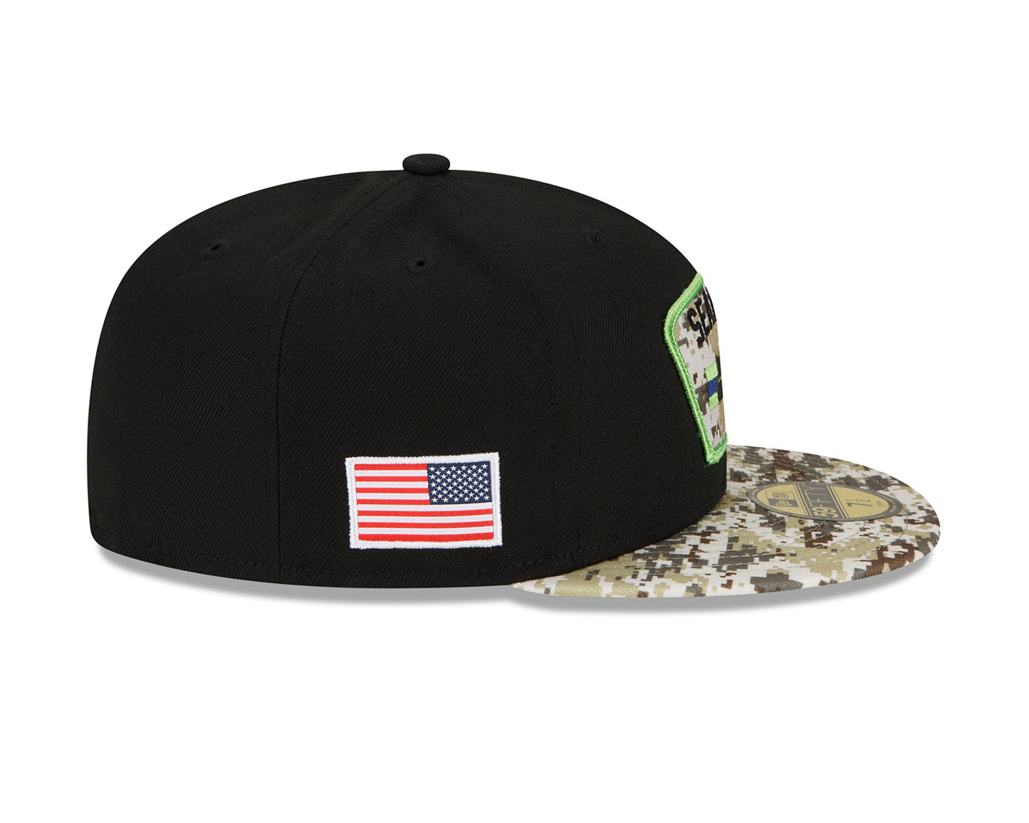 New Era 59FIFTY Cap Salute To Service 5950 Seattle Seahawks black