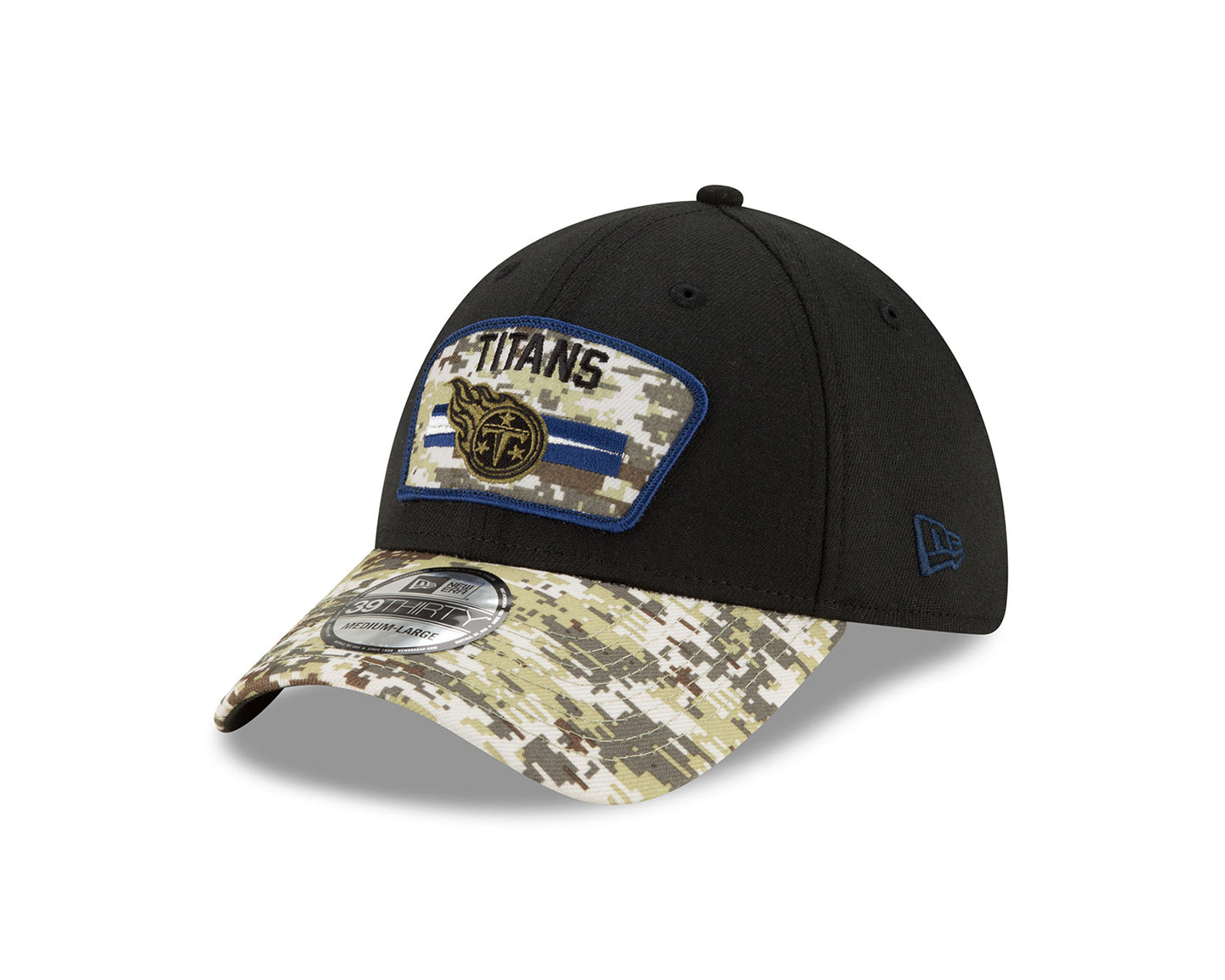 New Era 39THIRTY Cap Salute To Service 3930 Tennesse Titans black