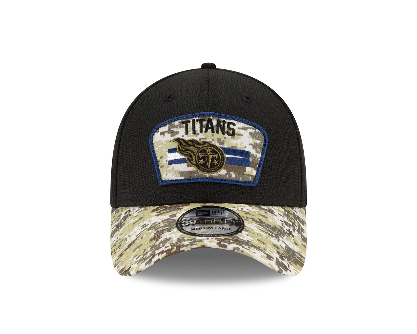 New Era 39THIRTY Cap Salute To Service 3930 Tennesse Titans black