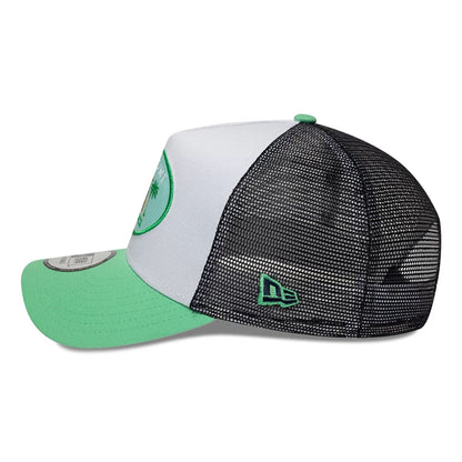 New Era 9FORTY Trucker Cap Location Icon light green/white/black