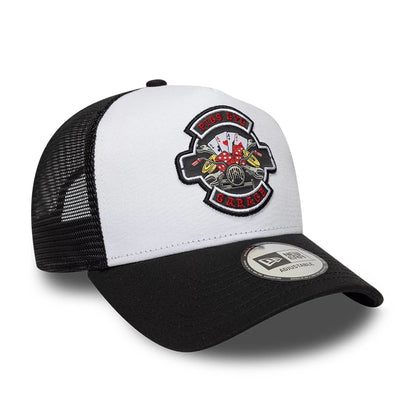 New Era 9FORTY Trucker Cap Location black/white