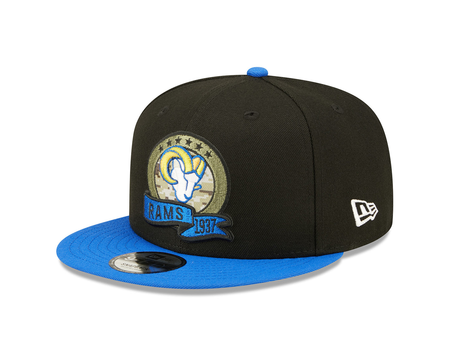 New Era 9FIFTY Cap NFL22 Salute To Service Los Angeles Rams black