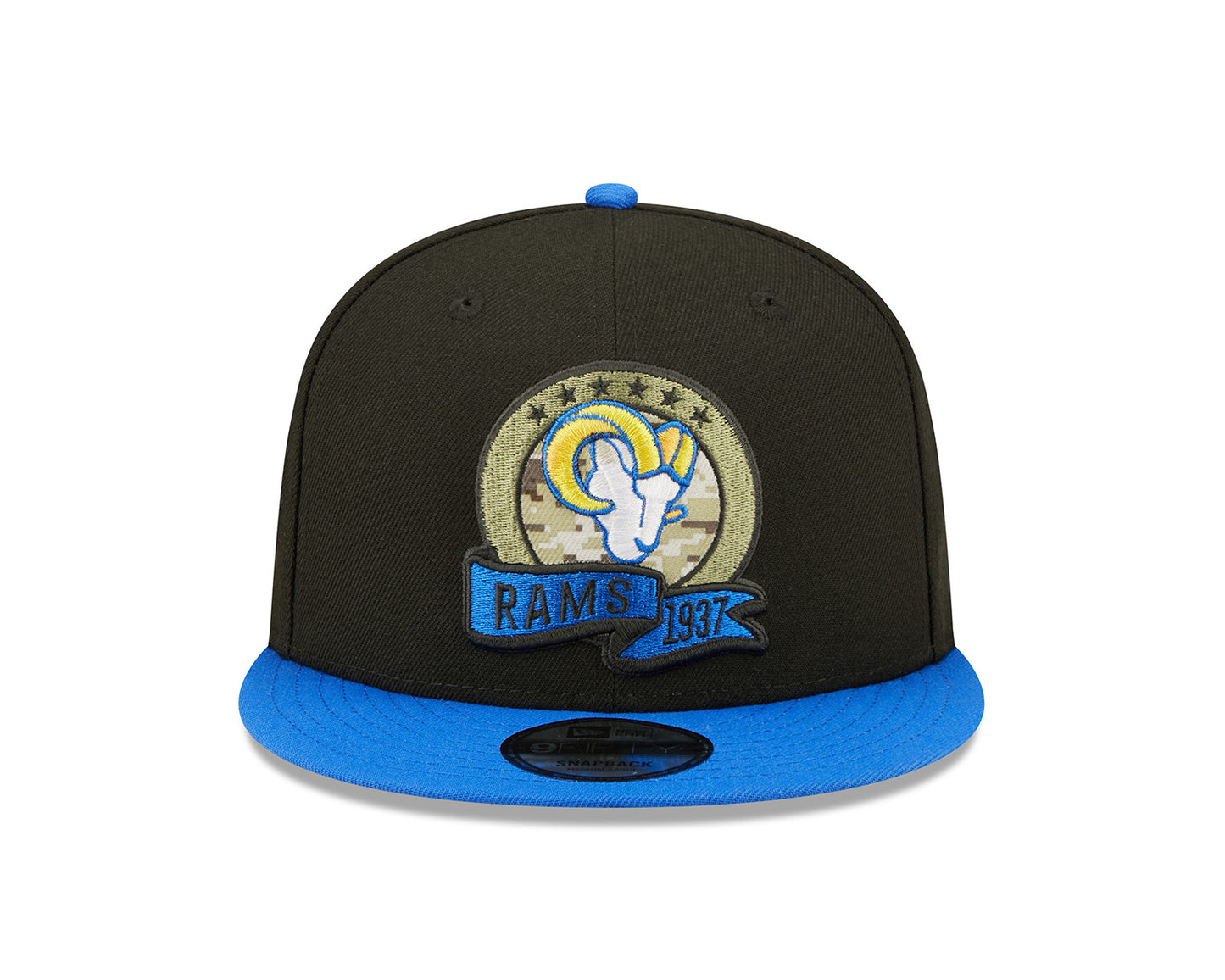 New Era 9FIFTY Cap NFL22 Salute To Service Los Angeles Rams black