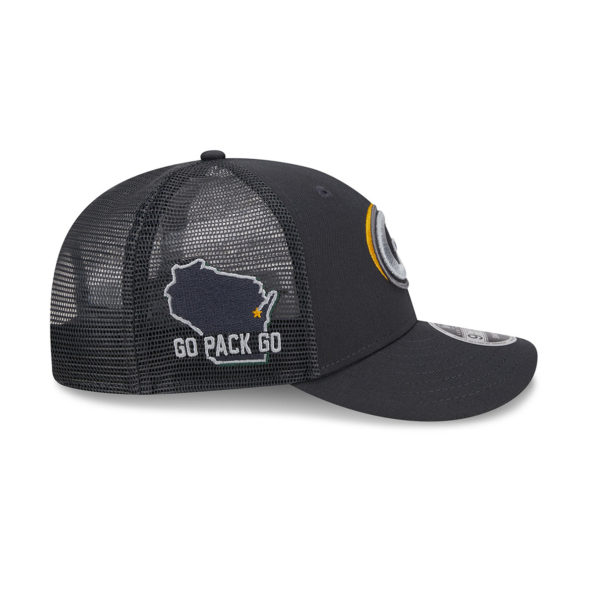 New Era 9FIFTY Snapback Cap Green Bay Packers NFL24 Draft LP950 grey
