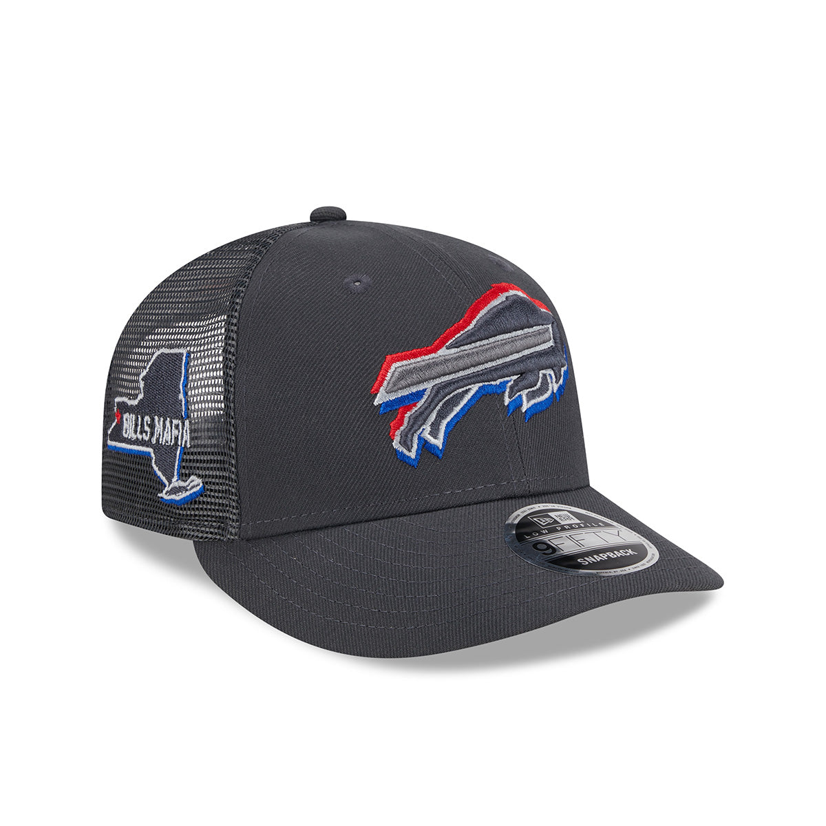 New Era 9FIFTY Snapback Cap Buffalo Bills NFL24 Draft LP950 grey