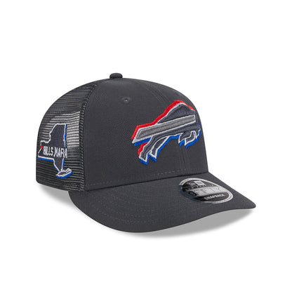 New Era 9FIFTY Snapback Cap Buffalo Bills NFL24 Draft LP950 grey
