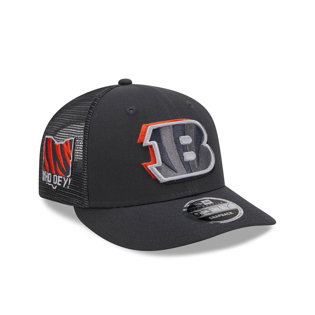 New Era 9FIFTY Snapback Cap Cincinnati Bengals NFL24 Draft LP950 grey