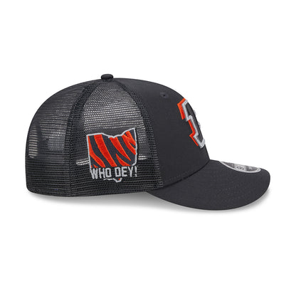New Era 9FIFTY Snapback Cap Cincinnati Bengals NFL24 Draft LP950 grey