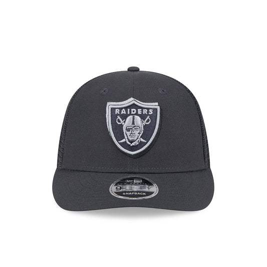 New Era 9FIFTY Snapback Cap Las Vegas Raiders NFL24 Draft LP950 grey