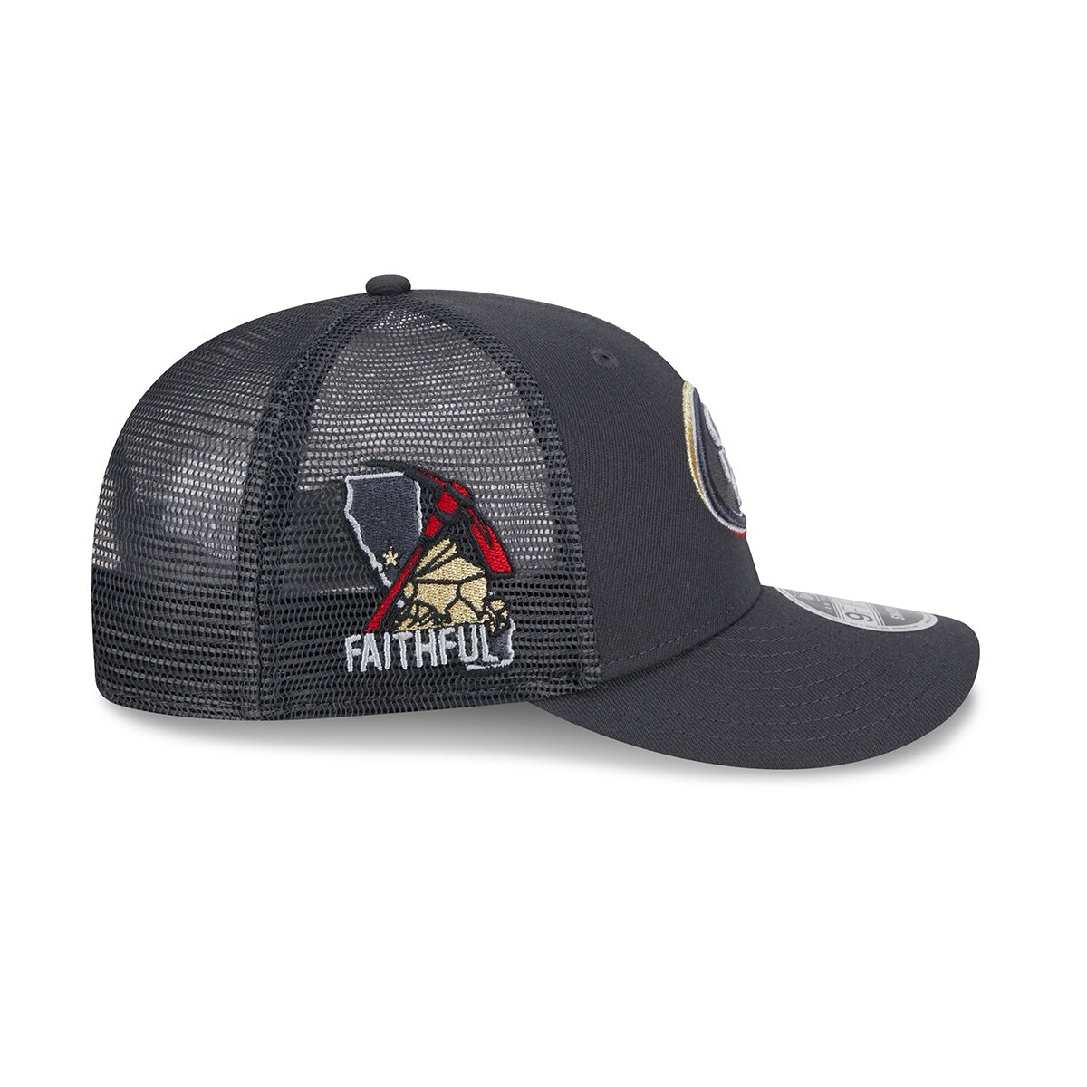 New Era 9FIFTY Snapback Cap San Francisco 49ers NFL24 Draft LP950 grey