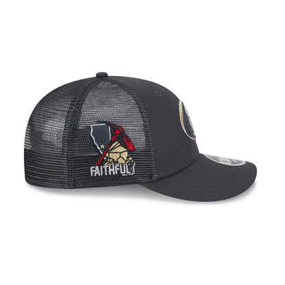New Era 9FIFTY Snapback Cap San Francisco 49ers NFL24 Draft LP950 grey