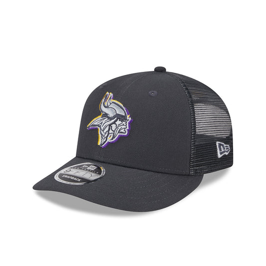 New Era 9FIFTY Snapback Cap Minnesota Vikings NFL24 Draft LP950 grey