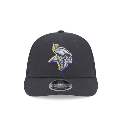 New Era 9FIFTY Snapback Cap Minnesota Vikings NFL24 Draft LP950 grey