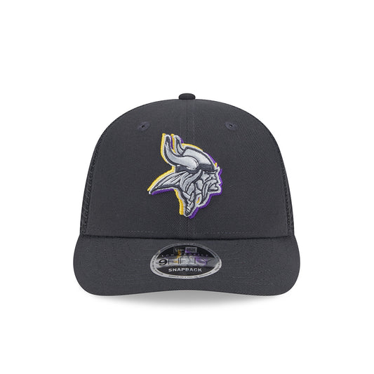 New Era 9FIFTY Snapback Cap Minnesota Vikings NFL24 Draft LP950 grey