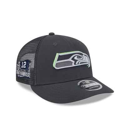 New Era 9FIFTY Snapback Cap Seattle Seahawks NFL24 Draft LP950 grey