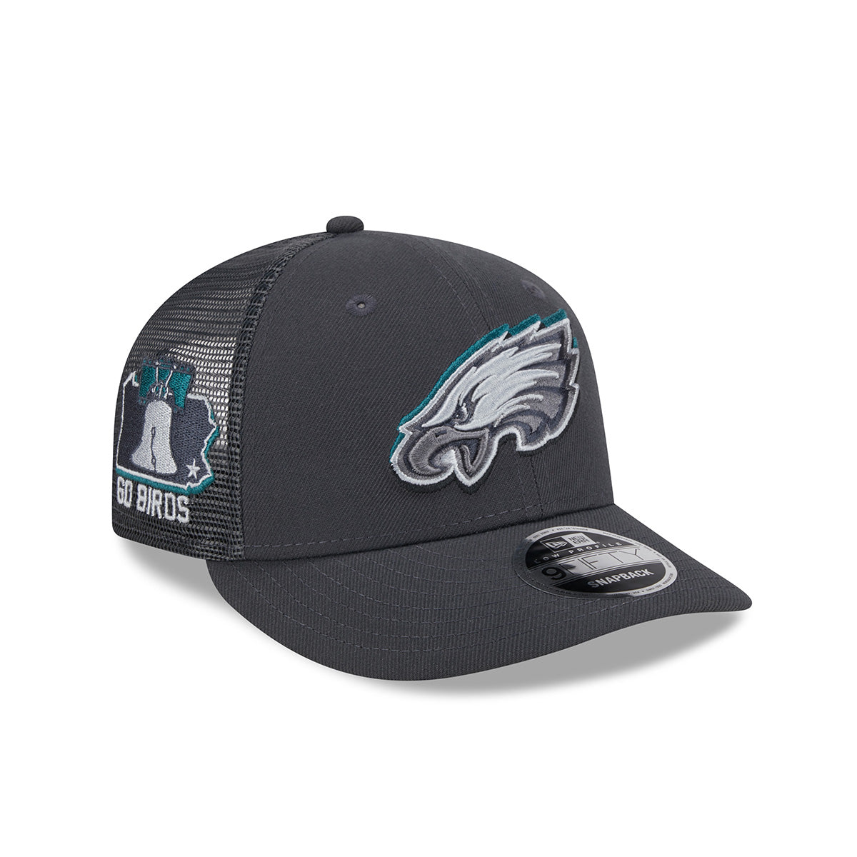 New Era 9FIFTY Snapback Cap Philadelphia Eagles NFL24 Draft LP950 grey