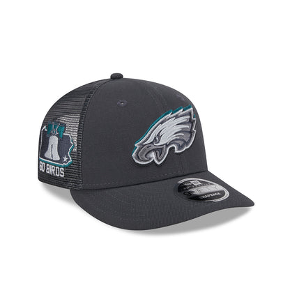 New Era 9FIFTY Snapback Cap Philadelphia Eagles NFL24 Draft LP950 grey