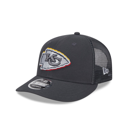 New Era 9FIFTY Snapback Cap Kansas City Chiefs NFL24 Draft LP950 grey