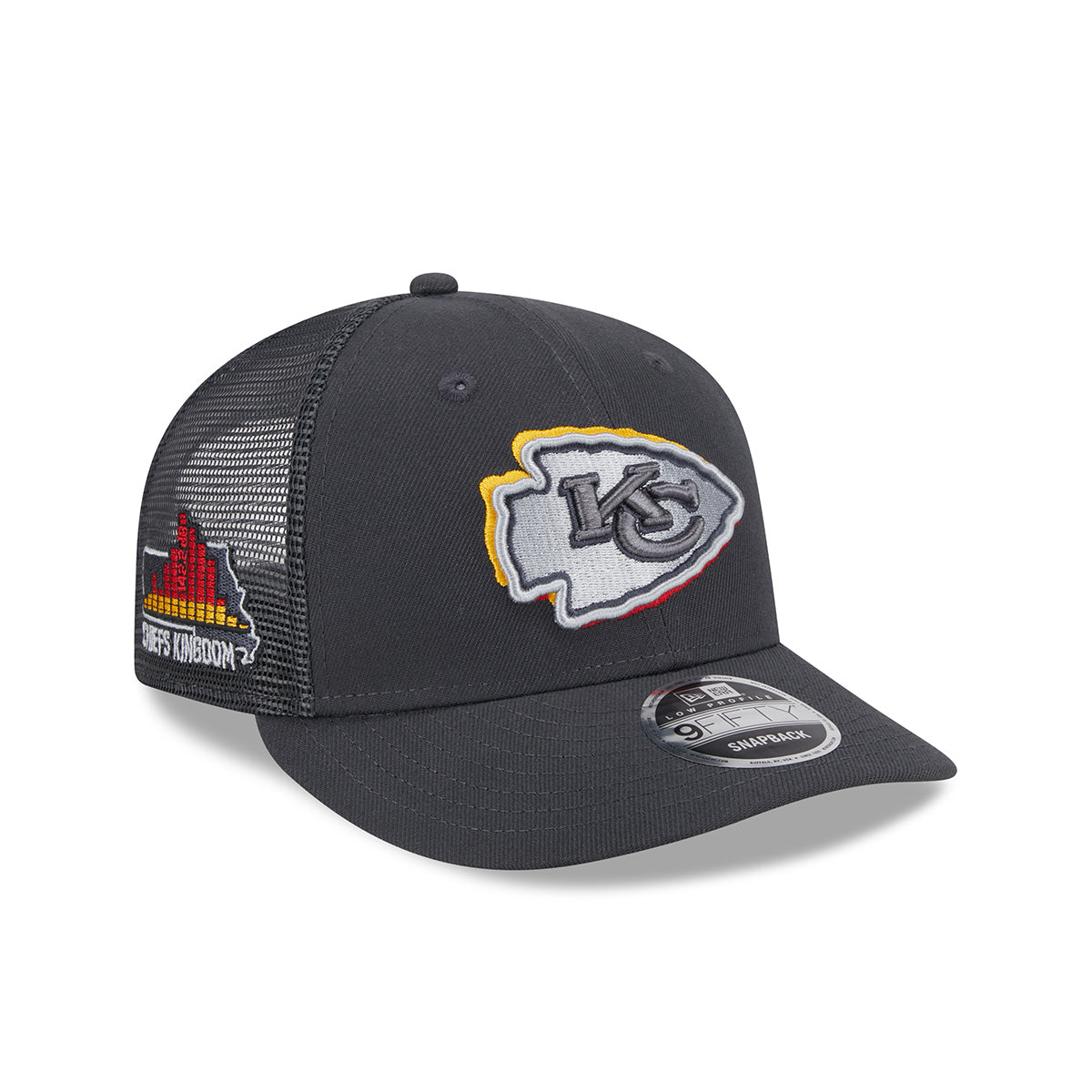 New Era 9FIFTY Snapback Cap Kansas City Chiefs NFL24 Draft LP950 grey
