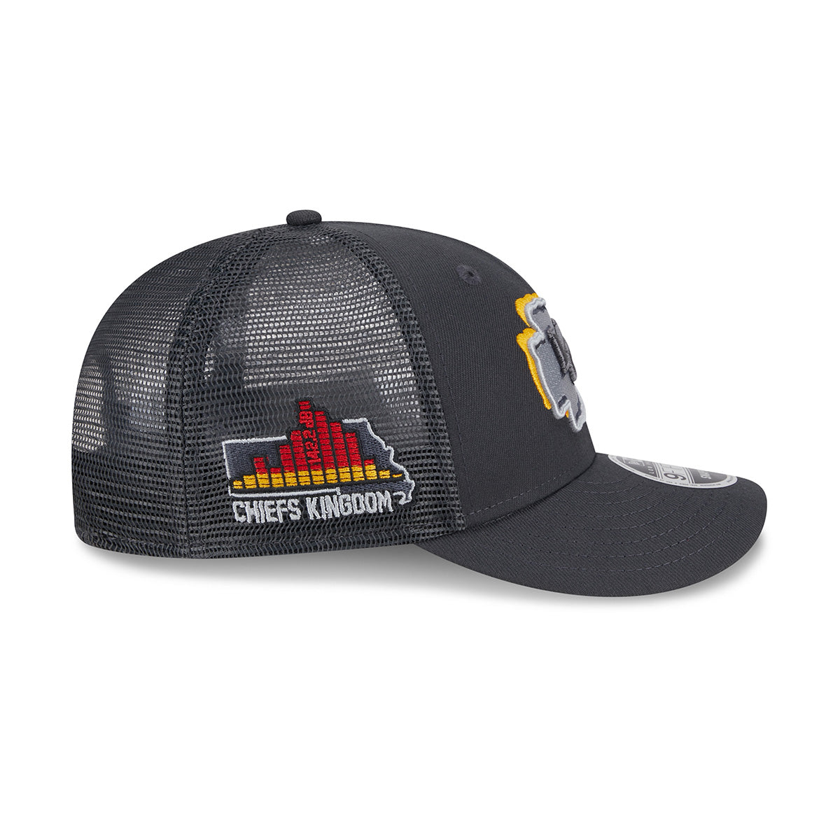New Era 9FIFTY Snapback Cap Kansas City Chiefs NFL24 Draft LP950 grey