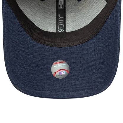 New Era 9FORTY Cap LA Dodgers Leinen dark blue