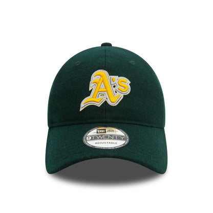 New Era 9TWENTY Cap Oakland Athletics MLB Melton dark green