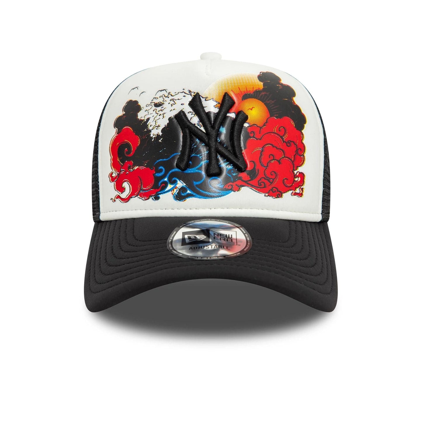 New Era A-Frame Trucker Cap MLB Graphic New York Yankees white/black