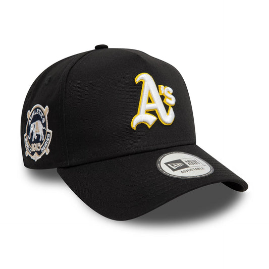 New Era 9FORTY A-Frame Cap Oakland Athletics World Series Patch black