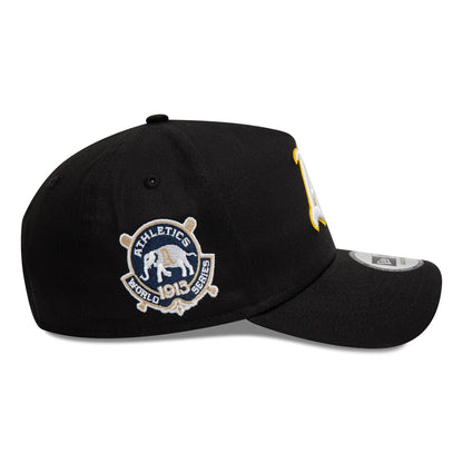 New Era 9FORTY A-Frame Cap Oakland Athletics World Series Patch black