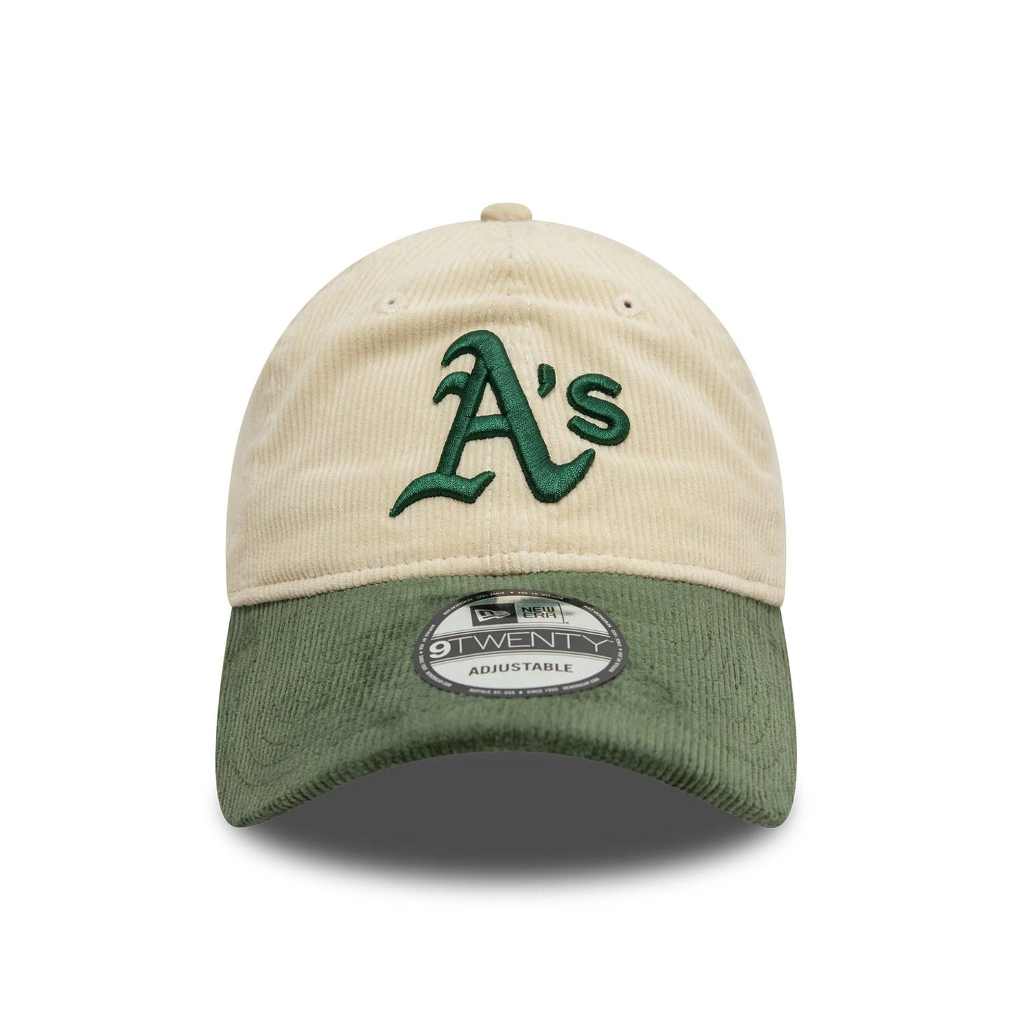 New Era 9TWENTY Cap Oakland Athletics Block Cord beige