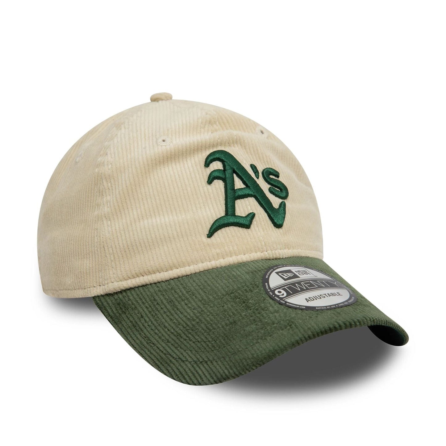 New Era 9TWENTY Cap Oakland Athletics Block Cord beige