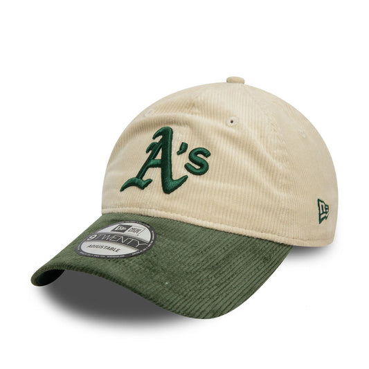 New Era 9TWENTY Cap Oakland Athletics Block Cord beige