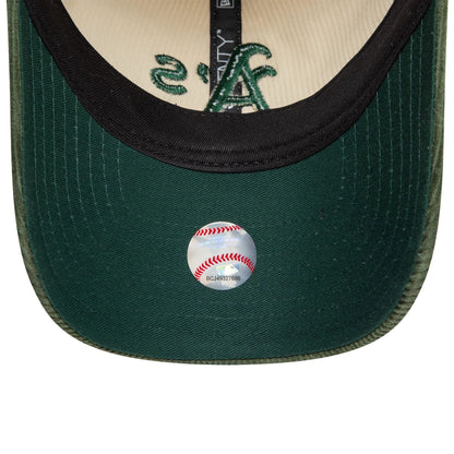 New Era 9TWENTY Cap Oakland Athletics Block Cord beige