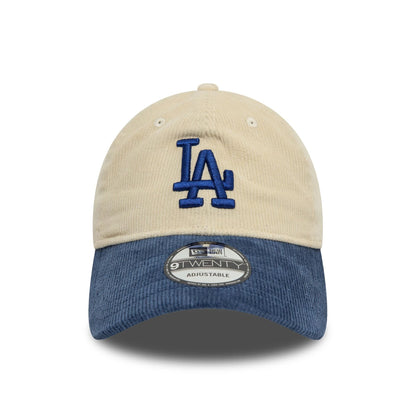 New Era 9TWENTY Cap LA Dodgers Block Cord beige