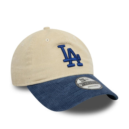 New Era 9TWENTY Cap LA Dodgers Block Cord beige