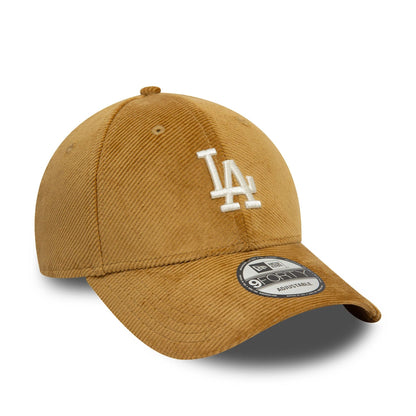 New Era 9FORTY Cap LA Dodgers Cord beige