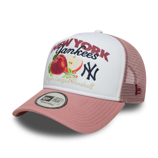 New Era 9FORTY A-Frame Cap New York Yankees Fruit Graphic pink