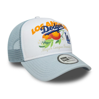 New Era 9FORTY A-Frame Cap Los Angeles Dodgers Fruit Graphic light blue