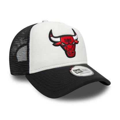 New Era 9FORTY A-Frame Trucker Cap NBA Flower Chicago Bulls black