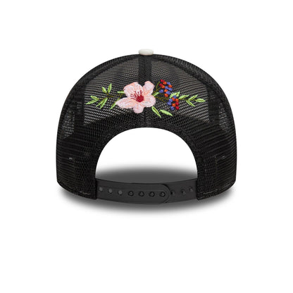 New Era 9FORTY A-Frame Trucker Cap NBA Flower Chicago Bulls black