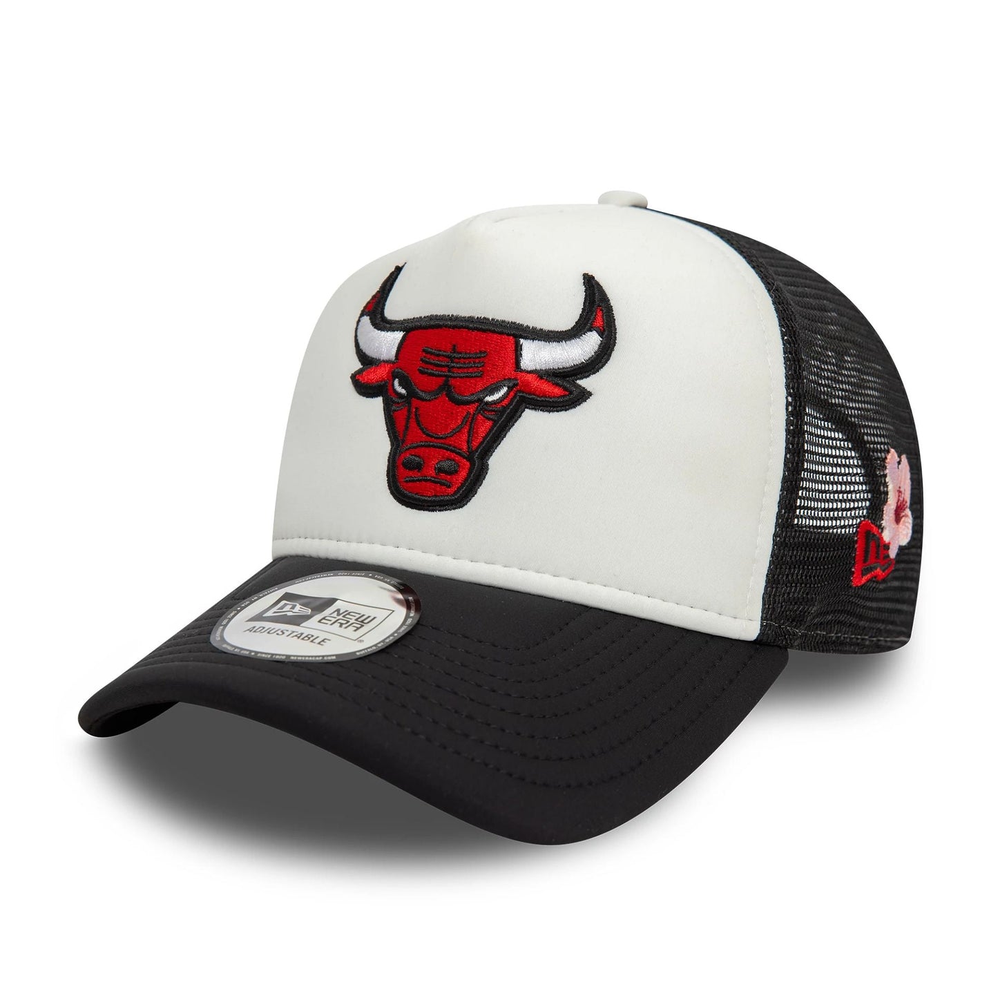 New Era 9FORTY A-Frame Trucker Cap NBA Flower Chicago Bulls black