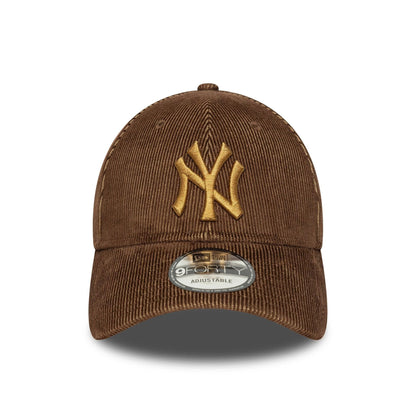 New Era 9FORTY Cap New York Yankees Two Tone Cord brown
