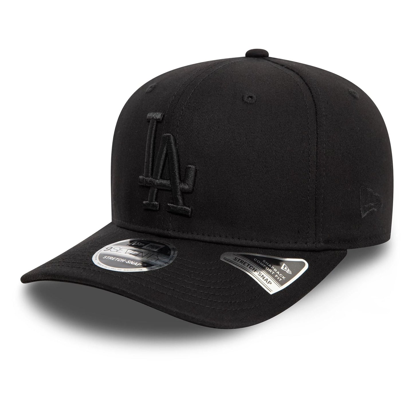 New Era 9SEVENTY Stretch Snap Cap Los Angeles Dodgers Monochrome black/black