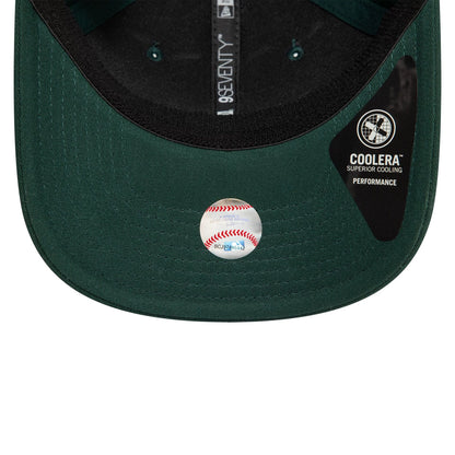 New Era 9SEVENTY Stretch Snap Cap Oakland Athletics Official Team Colour dark green