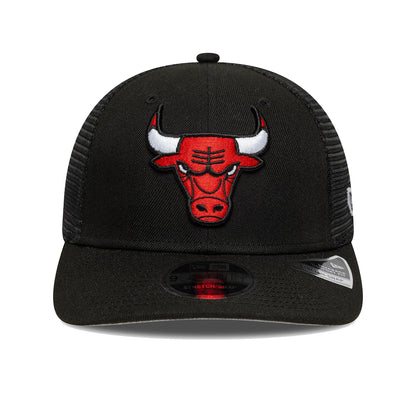 New Era 9SEVENTY Stretch Snap Cap Chicago Bulls NBA Official Team Colour black