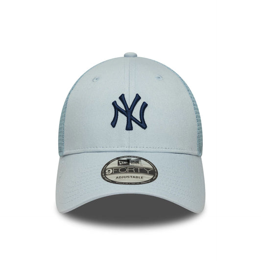 New Era 9FORTY Trucker Cap New York Yankees MLB Homefield light blue